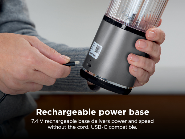 Ninja Blending power Ninja Blast technology Rechargeable power base