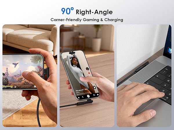 usb c to usb c adapter magnetic right angle