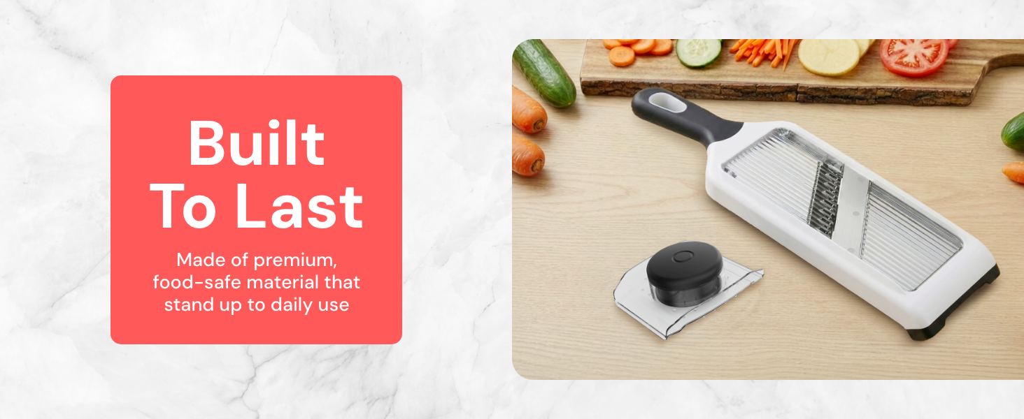 Fullstar handheld mandoline slicer premium food-safe material