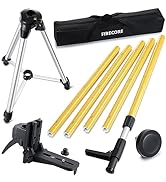 Firecore 12 Ft./3.7M Professional Laser Level Pole with Tripod and 1/4-Inch by 20-Inch Laser Moun...