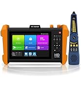 WANLUTECH 8K IP Camera Tester with POE, Upgraded CCTV Tester 8MP AHD CVI TVI CVBS Tester HDMI &amp; V...