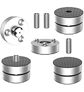 Tertullus 4 Pcs Speaker Isolation Feet Anti Vibration Pads with Stainless Steel Ball Speaker Pad ...
