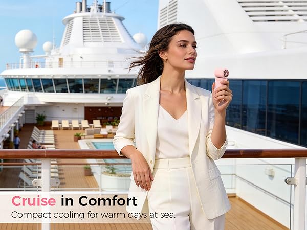 Cruise in Comfort Compact cooling for warm days at sea