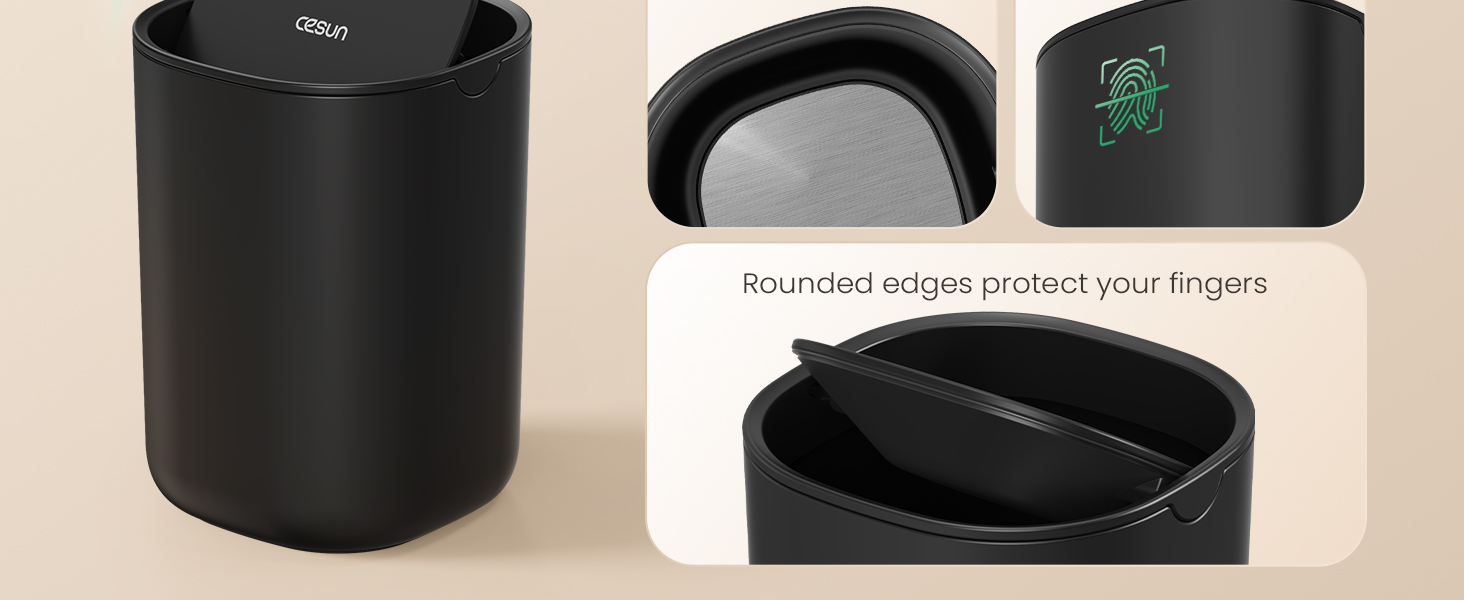 countertop trash can