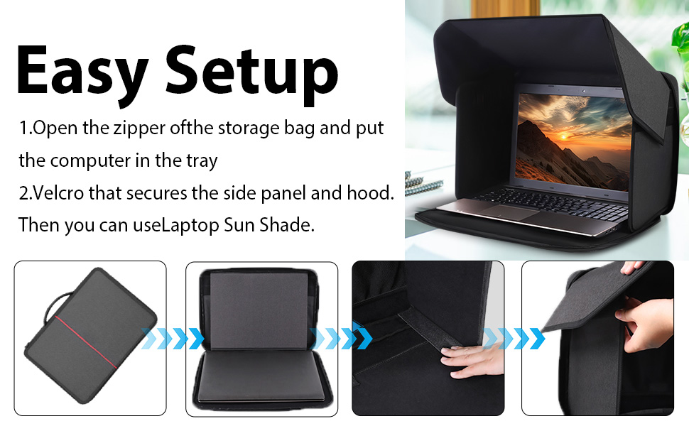 laptop sun shade