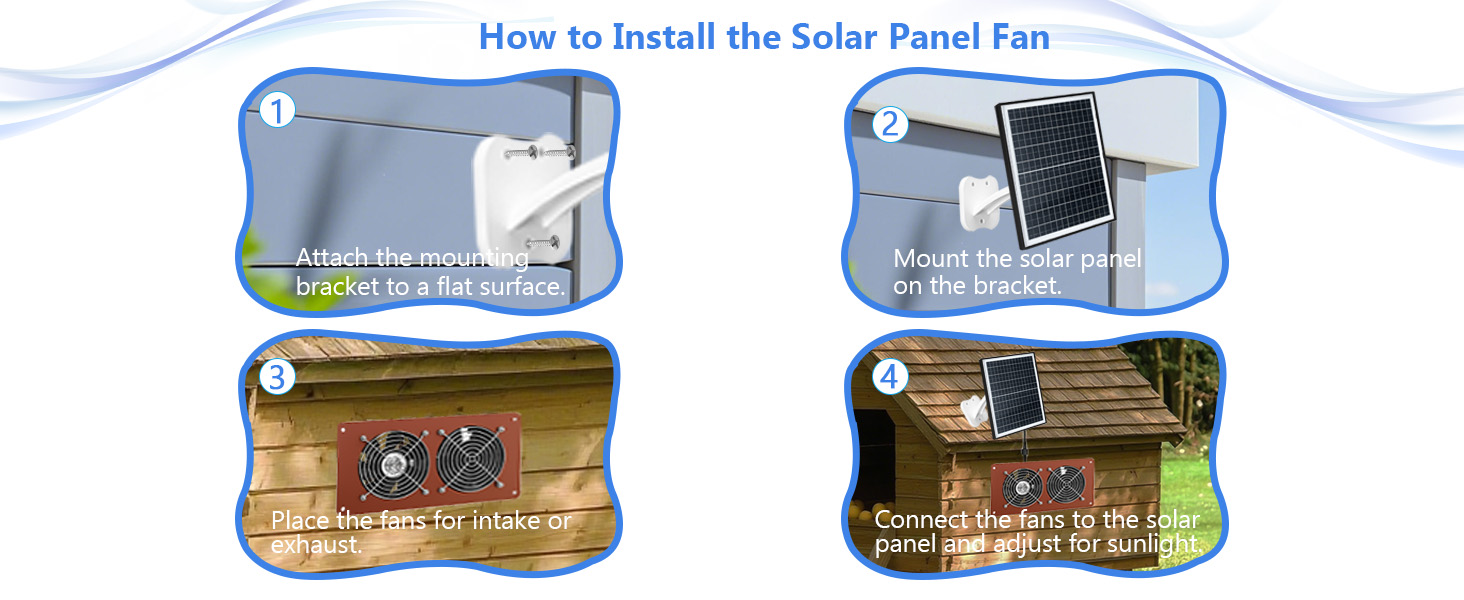 Solar Powered Fan for Chicken Coops