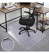 Office Chair Mat for Carpet, SALLOUS 48" x 36" Heavy Duty Chair Mat for Carpeted Floors, Gaming C...