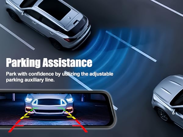 espejo retrovisor para carro con camara rearview mirror backup camera back camera for car reverse