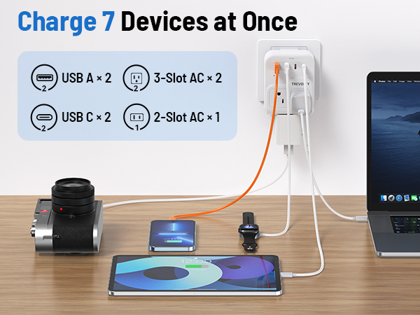 2000W European Travel Plug Adapter