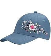 Biggun Trendy Embroidered Baseball Cap for Girls Women Men - Adjustable Soft Breathable Hats for ...