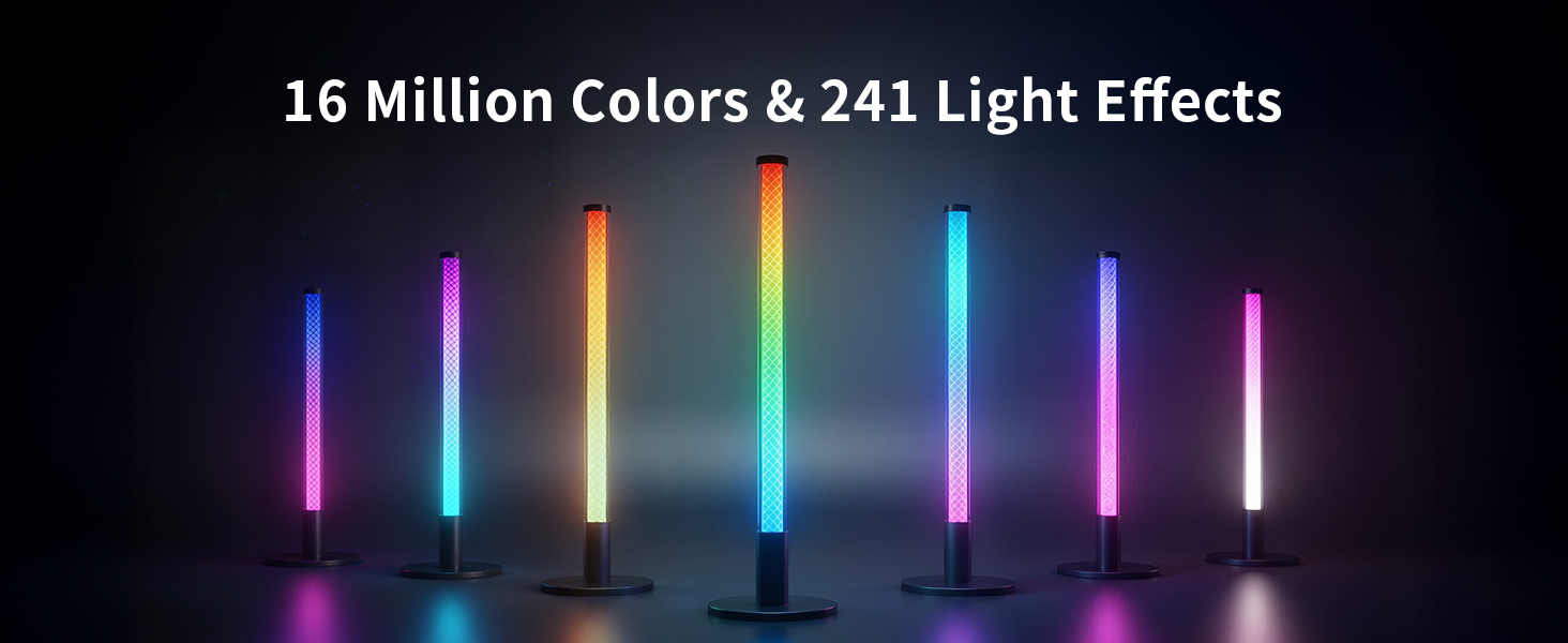 Led Light Bar with Music Sync, Color Changing TV Backlight App &amp;amp;amp; Remote Control