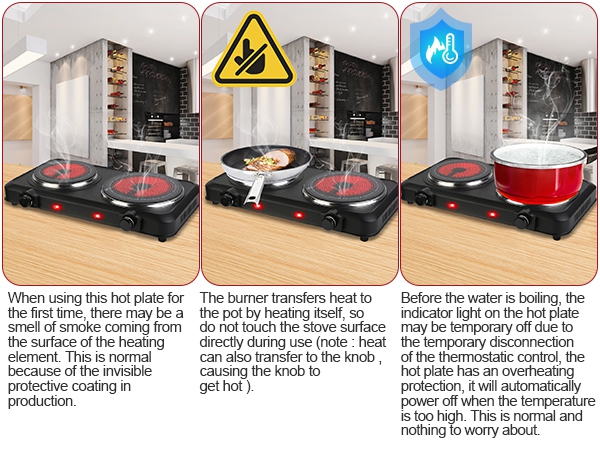 Hot Plate Dual Infrared Burner