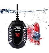 FREESEA Aquarium Fish Tank Heater: 50W Small Submersible Turtle Heater with Adjustable Temperatur...