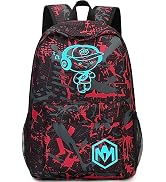 School Backpack for Teen Boys Bookbags Elementary High School Laptop Bags MenTravel Daypacks (Red)