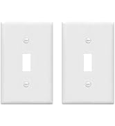 Light Switch Cover Plate,Toggle Light Switch Wall Plate,Toggle Wall Plate Cover,Standard Size 1-G...
