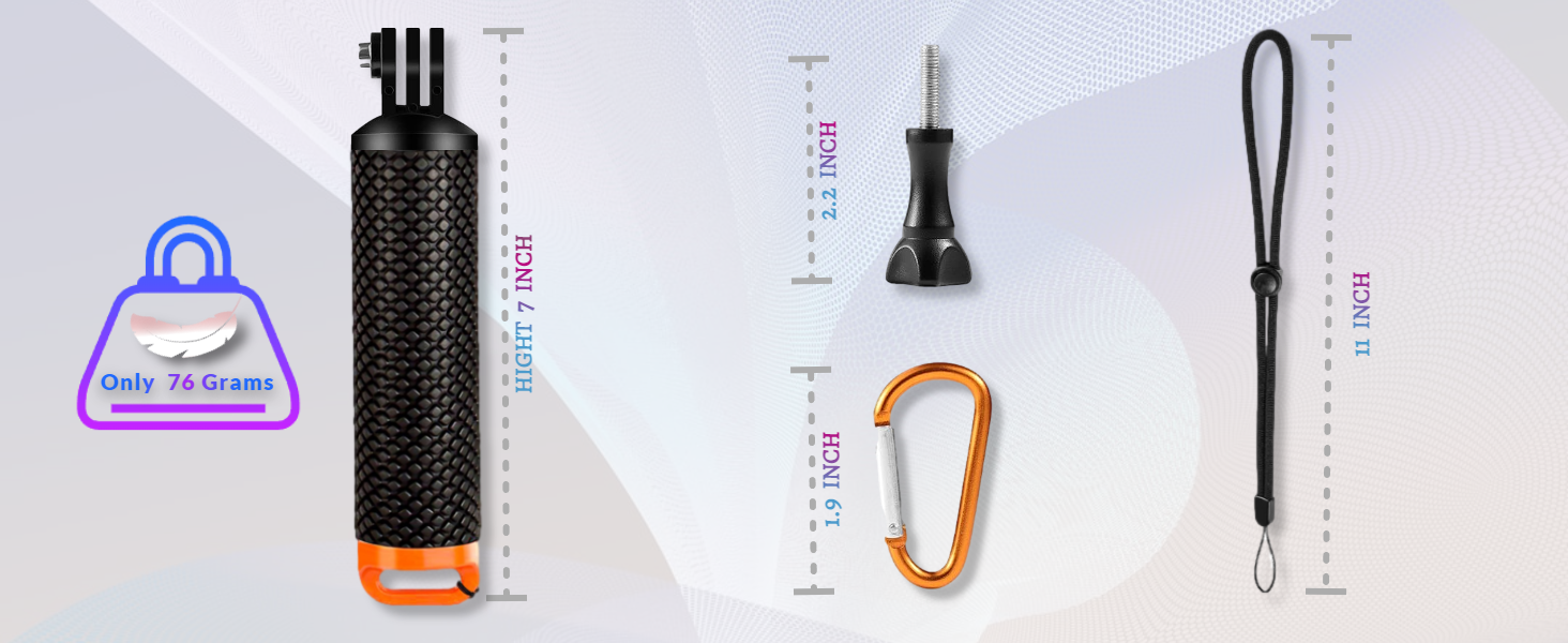 floatable handler floating hand grip floaty float bobber accessories hero 5 hero 6 hero 7 hero 8