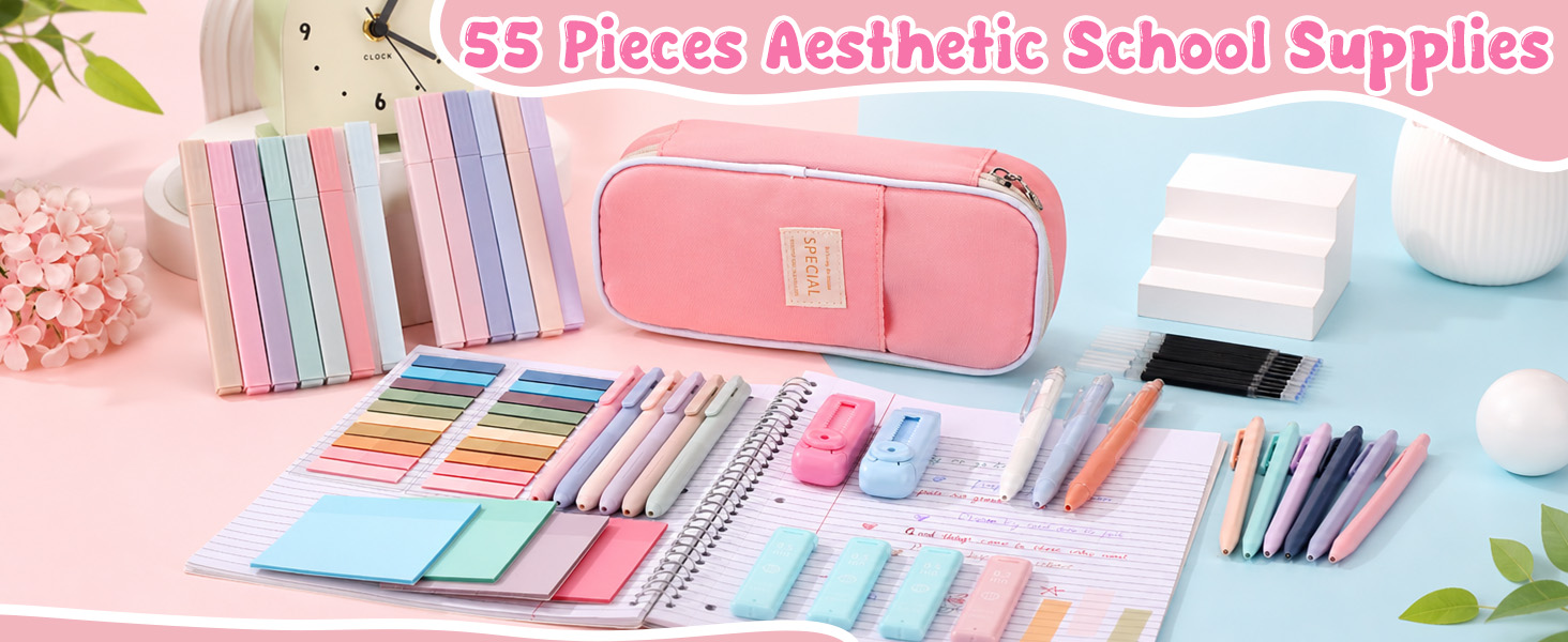 Aesthetic School Supplies