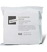 AAWipes Cleanroom Cloth Wipes 9"x9" (Bag of 150 Pcs) Double Knit 100% Polyester Wipers Lint Free ...