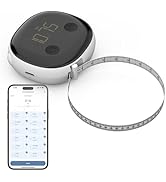 AI-Enabled Smart Body Tape Measure – Bluetooth Fitness Tracker with USB-C Recharge, LED Display &...