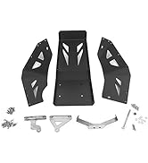 Engine Guard Bash Bottom Skid Plate Protector Kit with 1 Bottom Guard Cover 2 Side Guard Cover 2 ...
