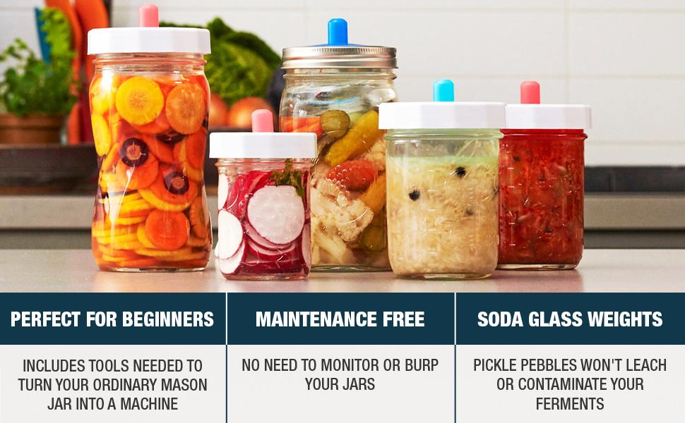 canning lacto kraut silicone complete pickler ferminting pepper fermemtation fermatation my lids