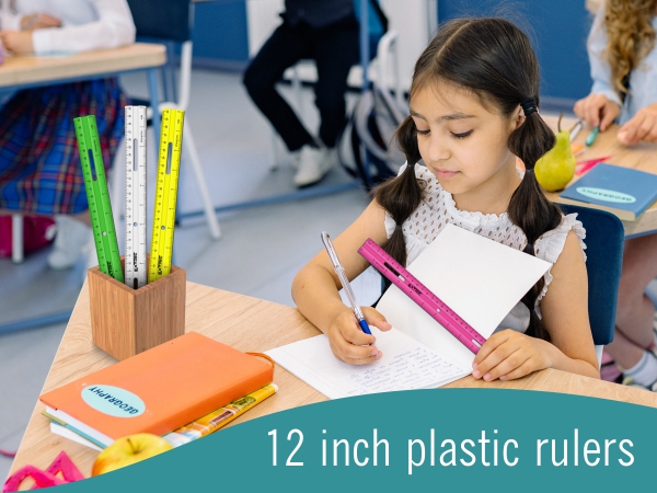 ruler 12 inch clear ruler rullers bulk