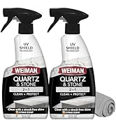 Weiman Quartz Countertop Cleaner and Polish (2 Pack w/Micro Towel) Clean and Shine Your Quartz Co...