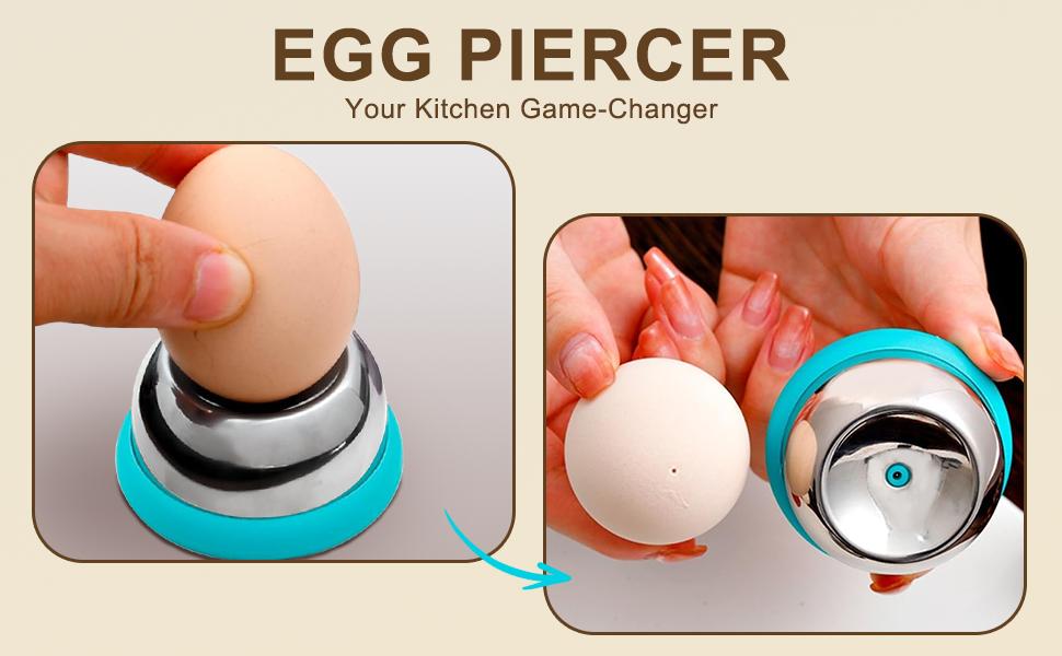 Stainless Steel Egg Piercer Tool
