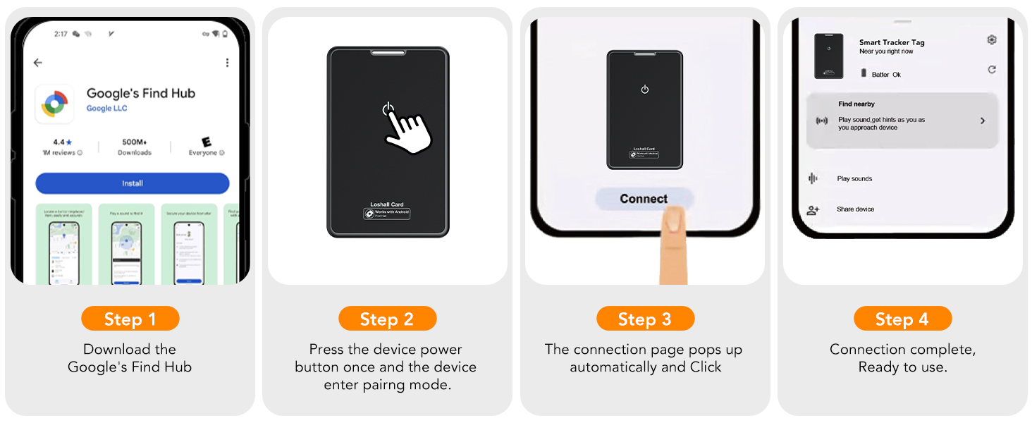 Android Card Wallet Finder Scene6
