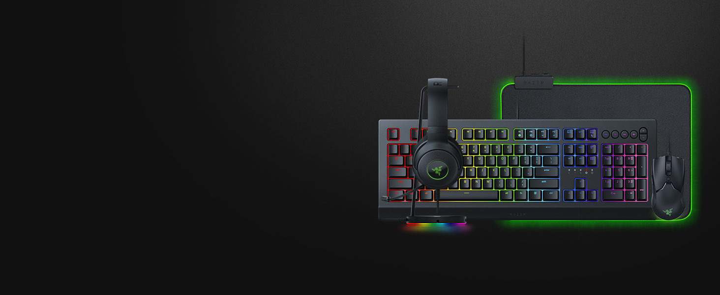 razer gear headset keyboard mouse
