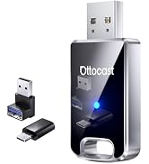 OTTOCAST Mini Edge 2025 Wireless Carplay Adapter &amp; Android Auto Wireless Adapter for Apple iPhone...