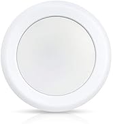 ECOELER 6 Inch Dimmable Aluminum Baffle White Trim LED Disk Light, 16.5W 5000K Daylight,1000Lm, L...