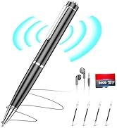 64GB Digital Voice Recorder - ZIPCIDE Digital Voice Activated Recorder with AI-Intelligent Noise ...