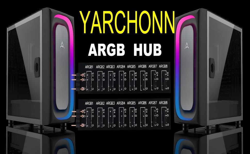 5V 3PIN ARGB HUB for computer fans