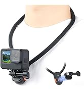 VRIG Magnetic Neck Mount for GoPro,DJI Osmo Action 5Pro/4/3,Magnetic Necklace Holder,Quick Releas...