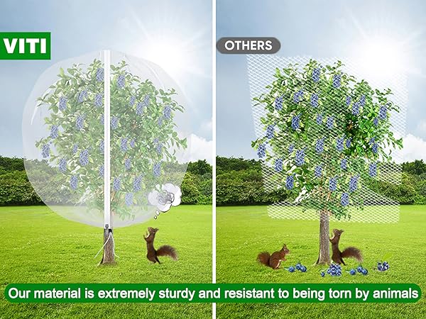 Fruit Trees Netting Zipper
