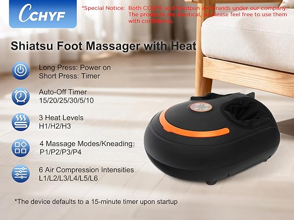 Shiatsu Foot Massager, Electric Feet Massage Machine, Kneading Relief for Plantar Fasciitis