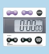 Sper Scientific Portable Digital Kitchen Timer 810015 for Cooking and Baking with Loud Alarm