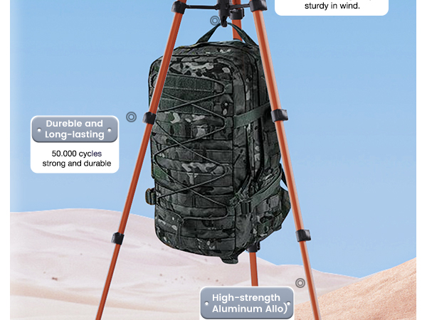 tripod character, 74 inch, aluminium alloy