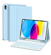 besky for iPad 10th Generation Case with Keyboard (10.9",2022) &amp; iPad 11th (A16,2025) (Only Compa...