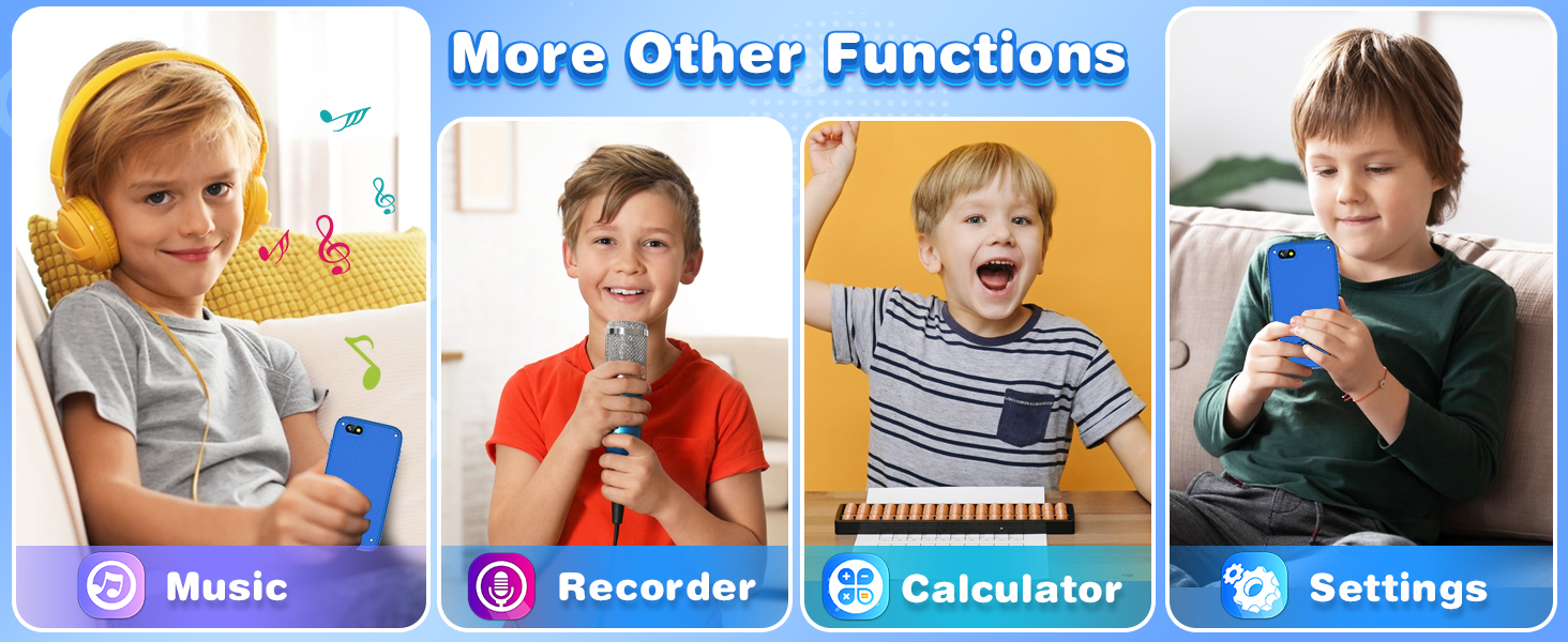 Kids Smart Toy Phone Girls Toy, Toddler Touchscreen Game Phone for 3 4 5 6 7 Year Old