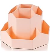 bibiage 360 Degree Rotating Desk Organizer, 9 Slots Pencil Pen Holder Storage Pen Desktop Caddy f...