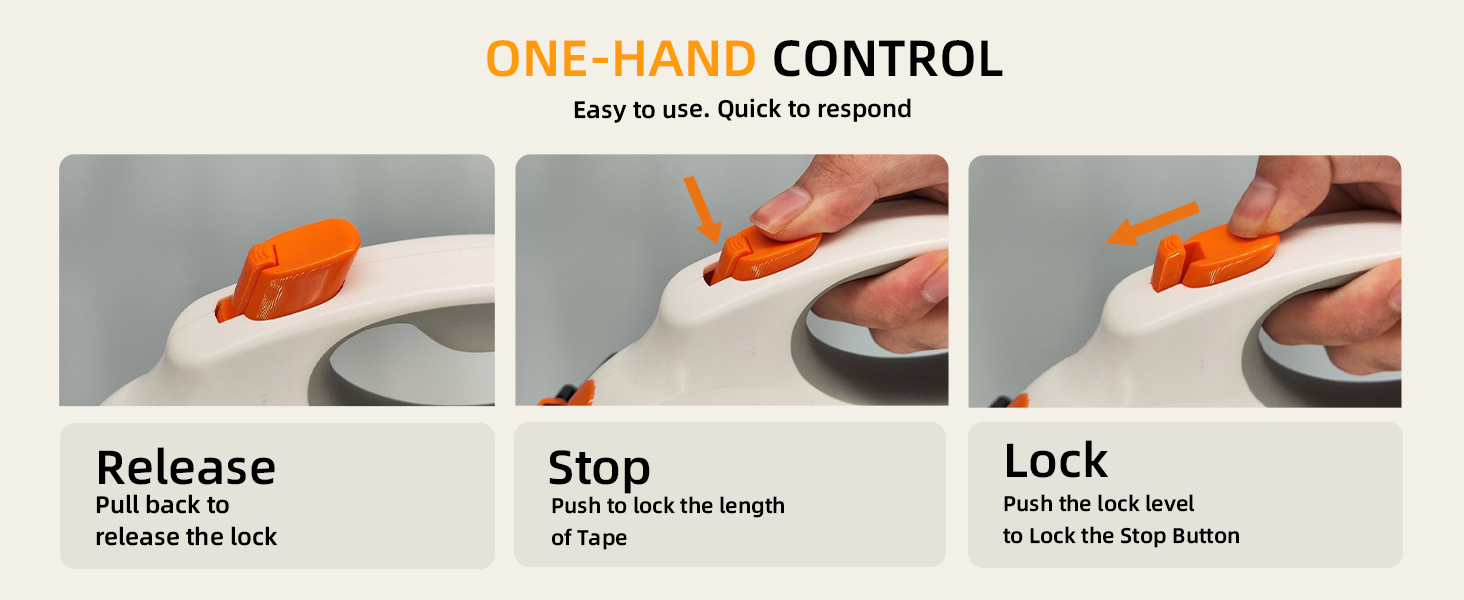 one hand control easy to use quick to respond
