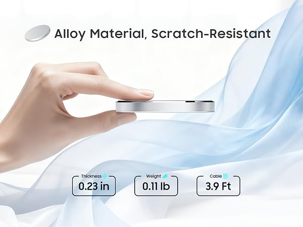magnetic round charger for iphone