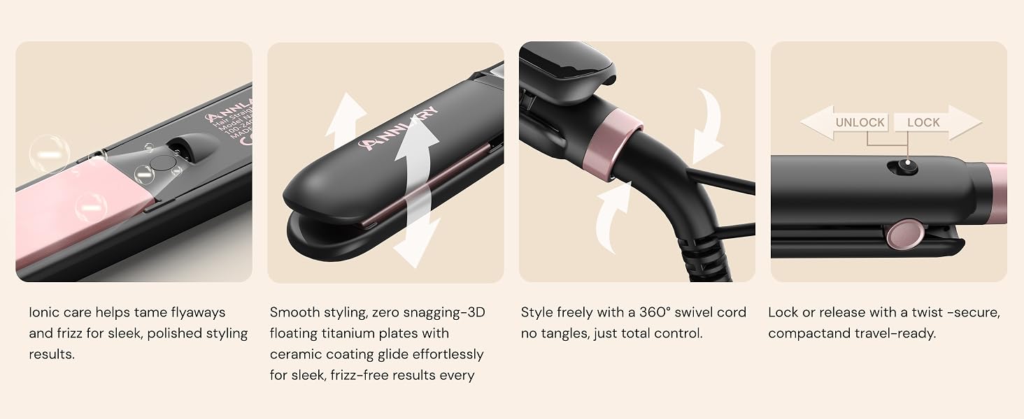mini hair straightener