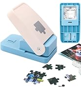 Puzzle Pieces Puching Machine for Decorating Scrapbooking and Craft Projects Mini Puzzle Maker DI...