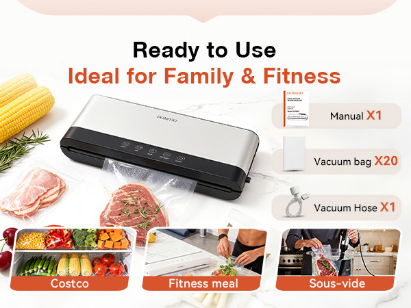Complete Starter Kit with 20 Vacuum Sealer Bags