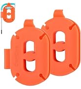 Temperature Probe Spool for BBQ Thermometer with Strong Magnets, Meat Probe Winder Organizer Perf...