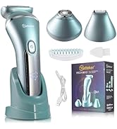 Hatteker Electric Shaver for Women Lady Epilator Electric Razors Kit