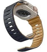 Bandletic Magnetic Watch band Compatible with Apple Watch Bands - Magnet Bands 49mm 46mm 45mm 44m...